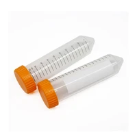 50pcs centrifuge tube 1 525152550ml pcr test tube screw cap round bottom plastic laboratory tubes with scale