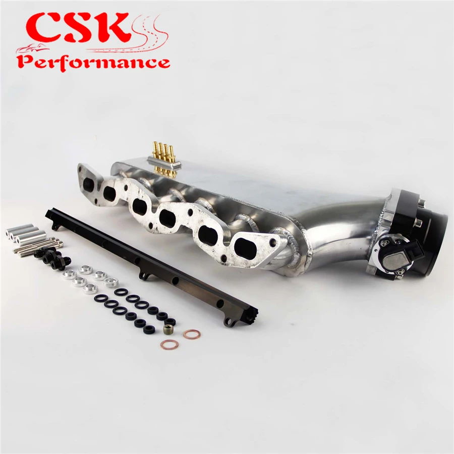 Впускной коллектор + Топливная рейка Корпус дроссельной заслонки 90 мм W/ TPS