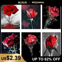 5d diamond embroidery flower rose new 2020 3d diamond painting cross stitch full drill valentines day gifts wedding decor ep345