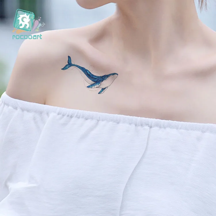 Татуировка с фламинго для женщин временная Водонепроницаемая накладка на