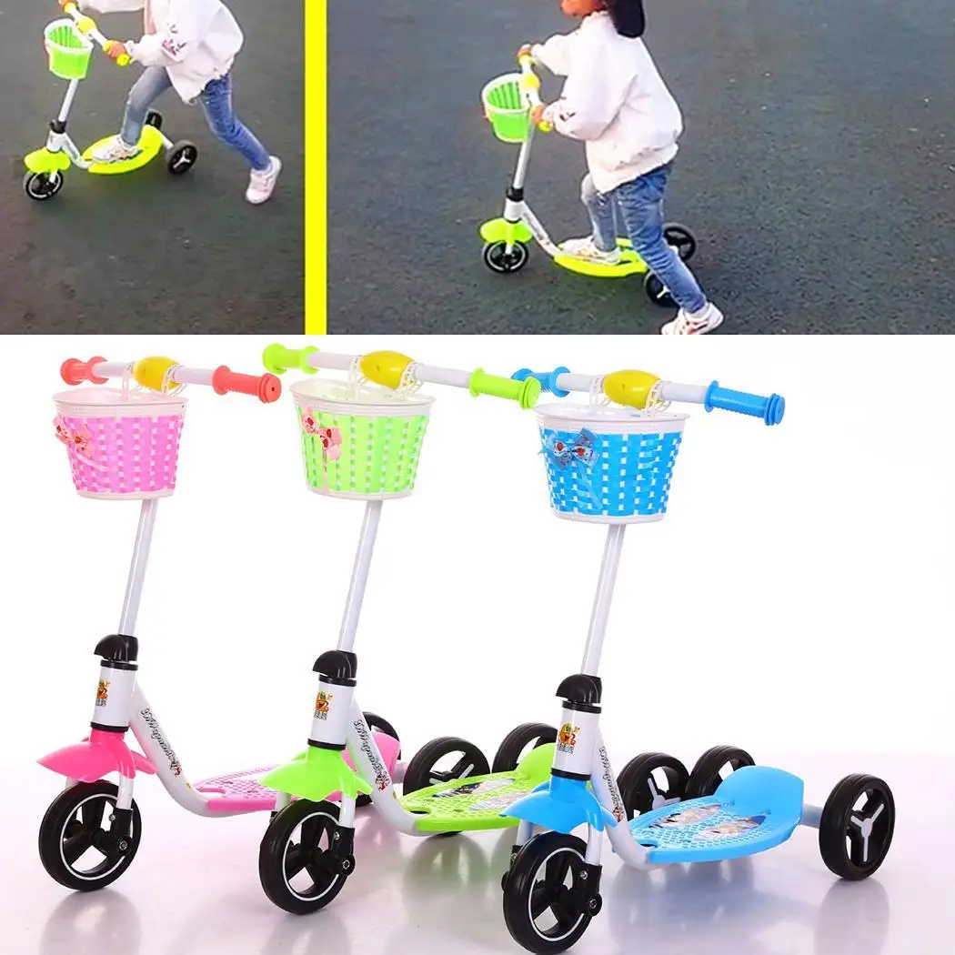Детский самокат на открытом воздухе с 3 колесами спереди 65 72 см/25 6 28 дюйма как