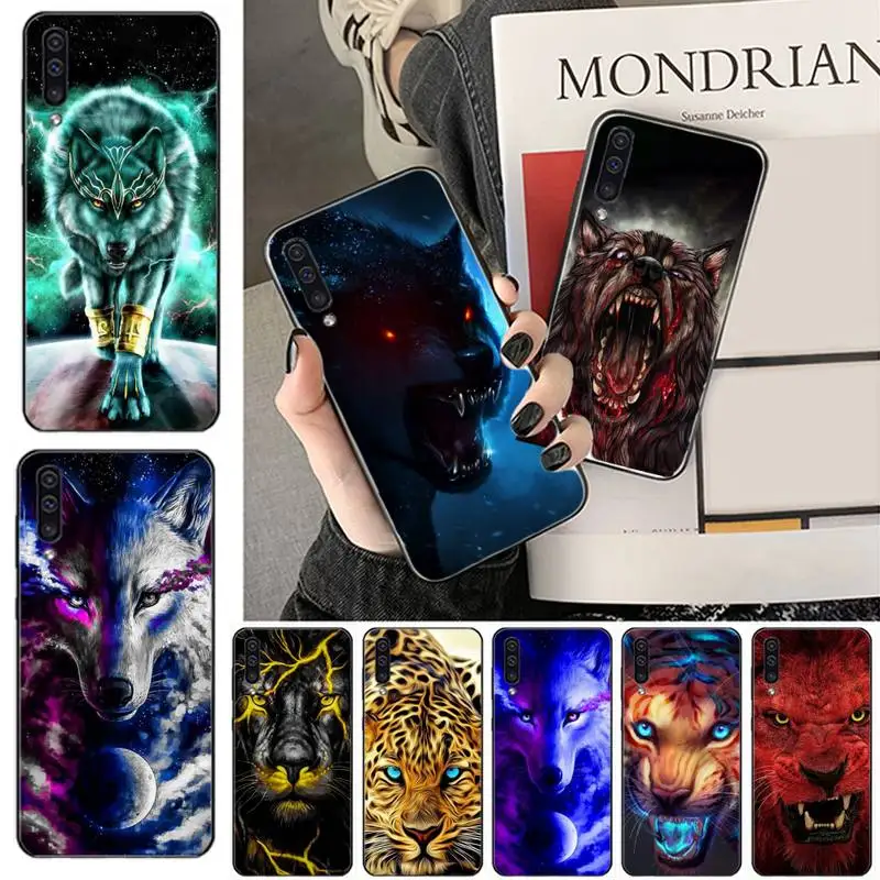 

Animal Lion Tiger Funda Phone Case For Samsung galaxy S 7 8 9 10 20 edge A 6 10 20 30 50 51 70 note 10 plus