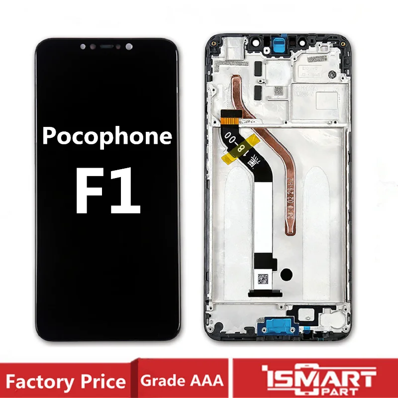 

ЖК-дисплей для Xiaomi Pocophone F1 дисплей сенсорный экран дигитайзер в сборе XM Poco F1 замена экрана