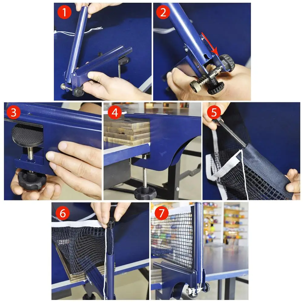 Портативная сетка для настольного тенниса и набор постов Складная