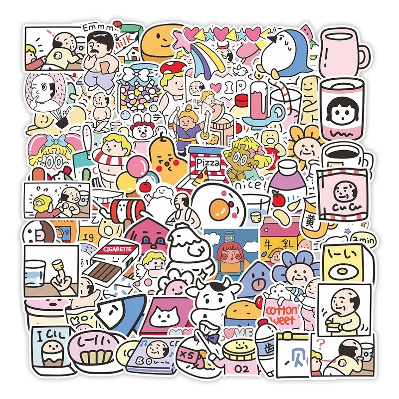 88 детской кислородной милой девушки наклейки для бутылок с водой подходят фото