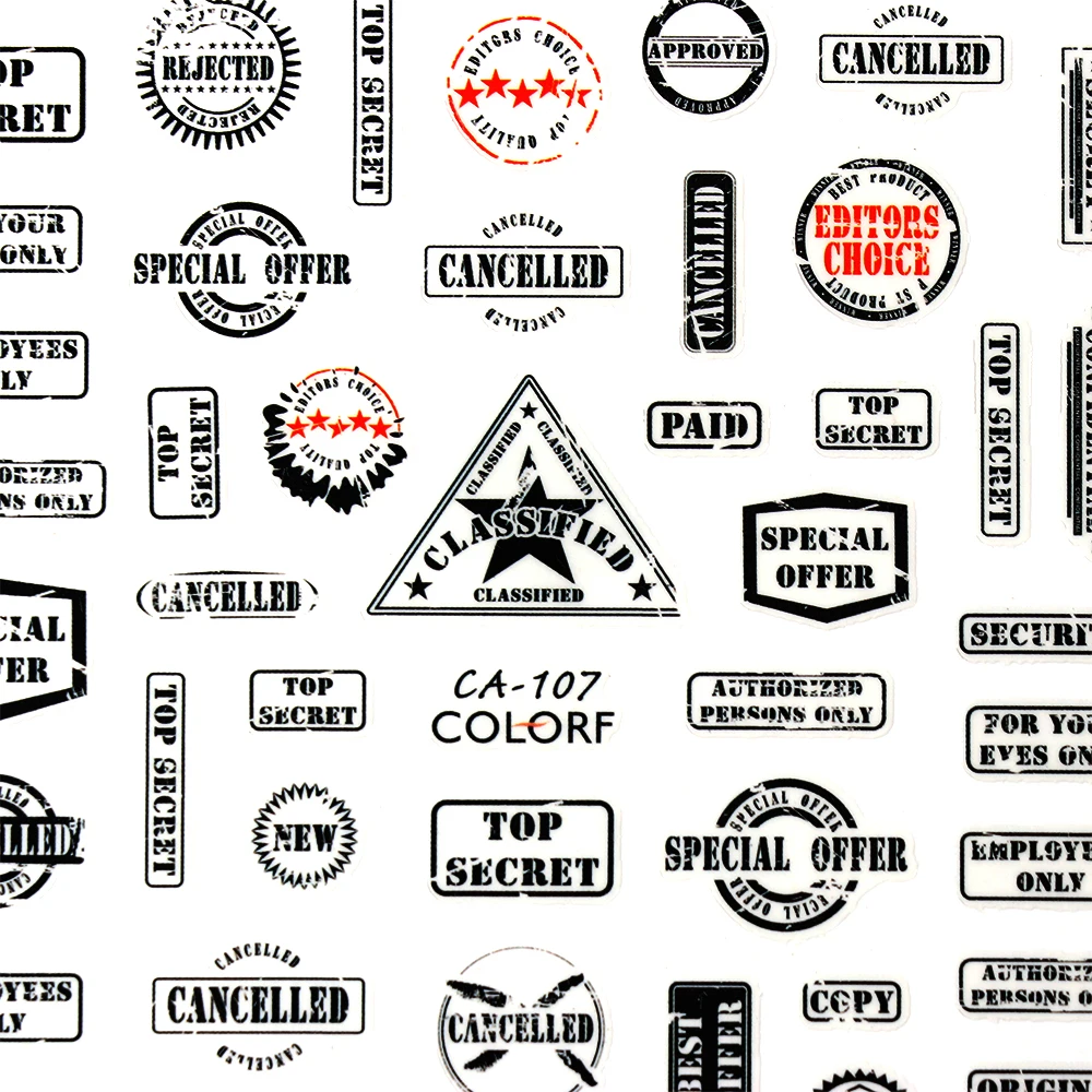 1 шт. наклейки для дизайна ногтей в виде сердца английские буквы цветочный