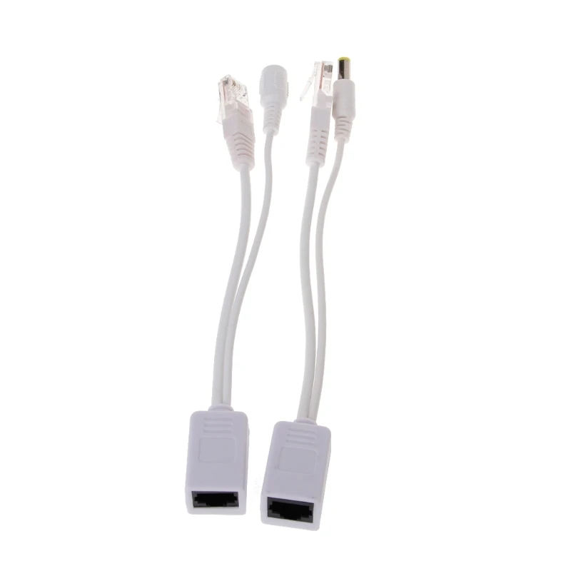 Набор кабелей адаптеров RJ45 для инжектора POE пассивное питание через Ethernet 12 48 В