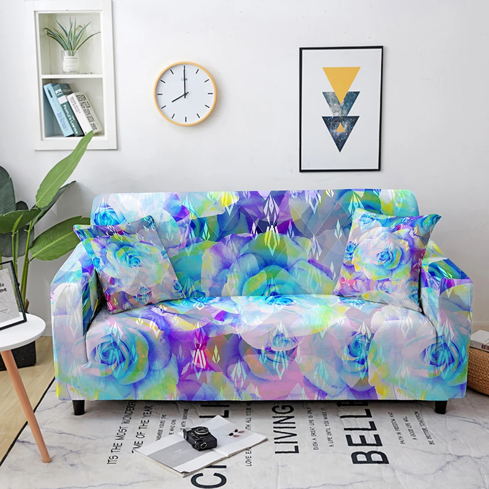 

Bohemia Mandala Flower Elastic Sofa Cover for Room Living Furniture Armchair L Shape Sectional 1/2/3/4 Seater