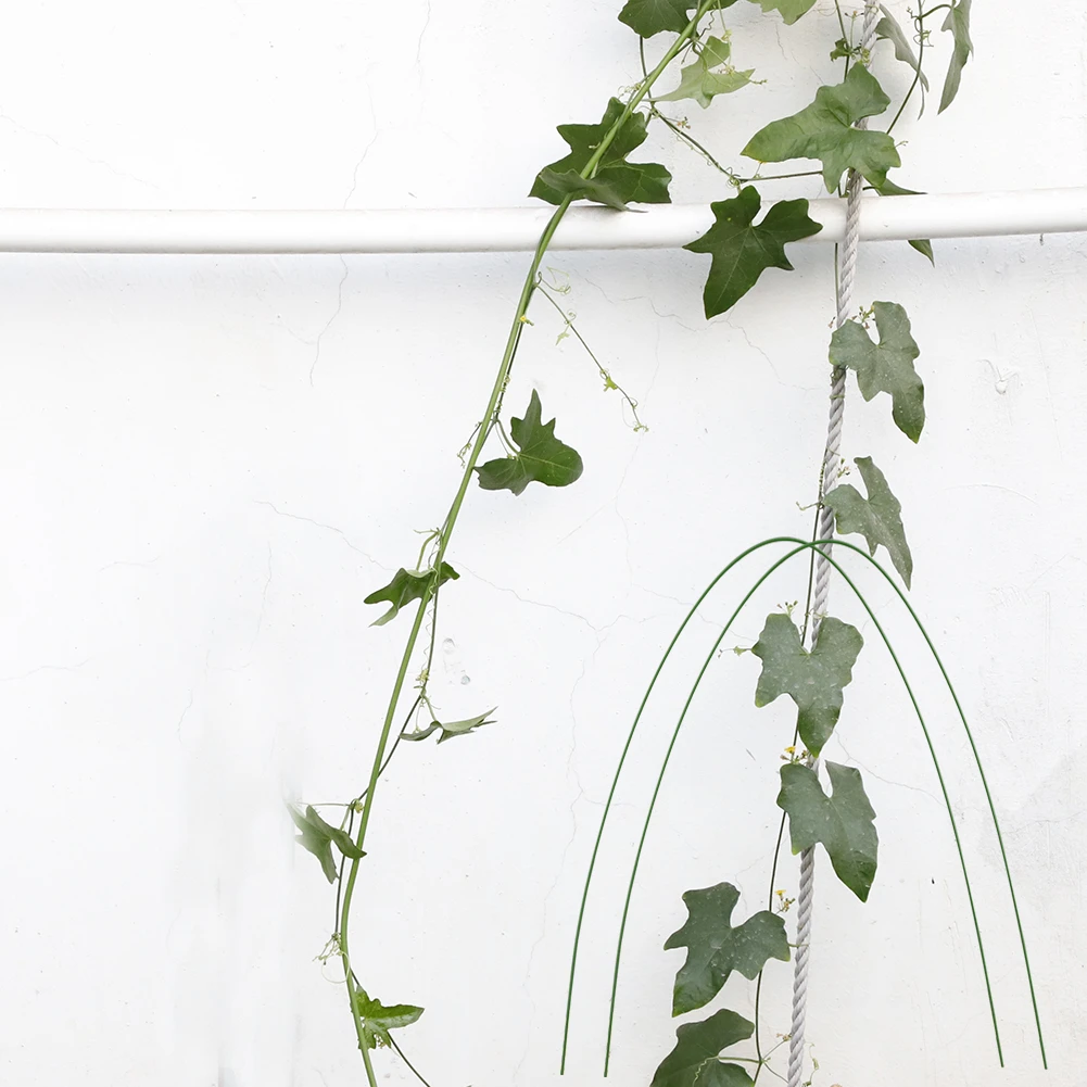 6 шт. прочные металлические садовые стойки стальная трубка с пластиковым