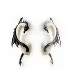 1 шт. скандинавские серьги-гвоздики в стиле панк с драконом и змеиным узором для женщин и мужчин, серьги-кольца в стиле панк