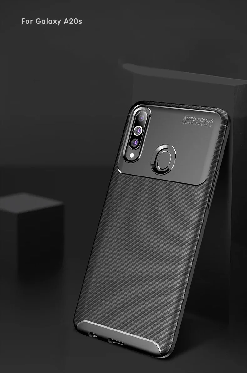 Силиконовый матовый Мягкий чехол из ТПУ для Samsung A20s тонкий Galaxy бампер A10s чехлы