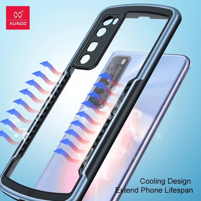 for huawei p30 pro casexundd airbag shockproof shellscreencamera protection phone cover for huawei p40 pro p30 pro case free global shipping