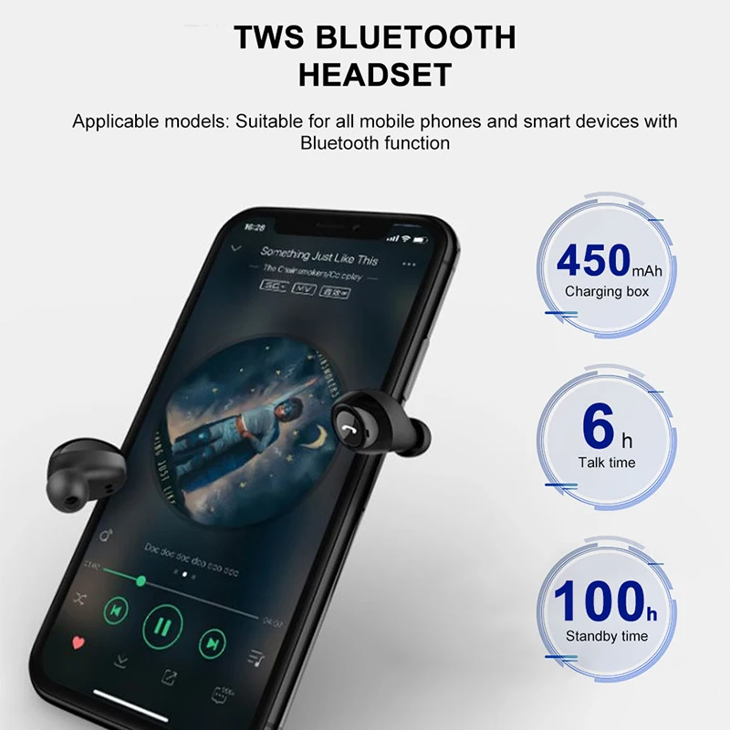 Наушники вкладыши TWS с Беспроводной Bluetooth наушники для samsung Galaxy A20e A10 A20 A30 A40 A50 A60 A70