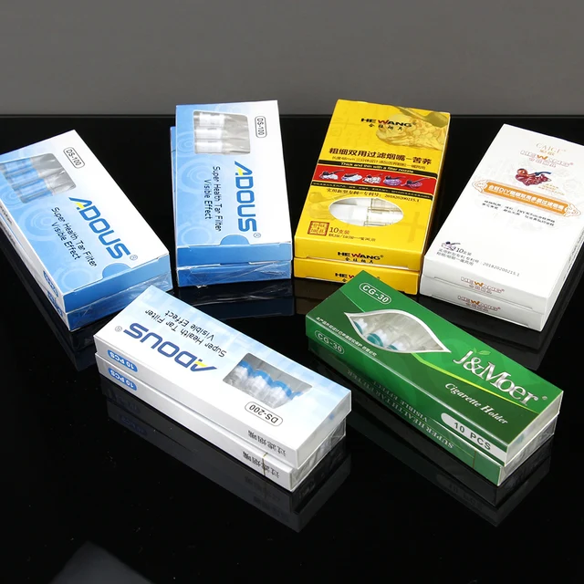 Classic 100 pcs Disposable Cigarette Pipes 10 pc/box Portable Smoking Pipe Disposable Cigarette Holder New Cigarette Accessory