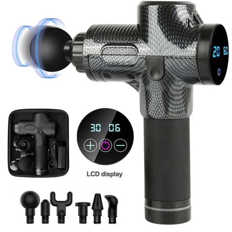 Мышечный массажный пистолет спортивный терапевтический массажер для