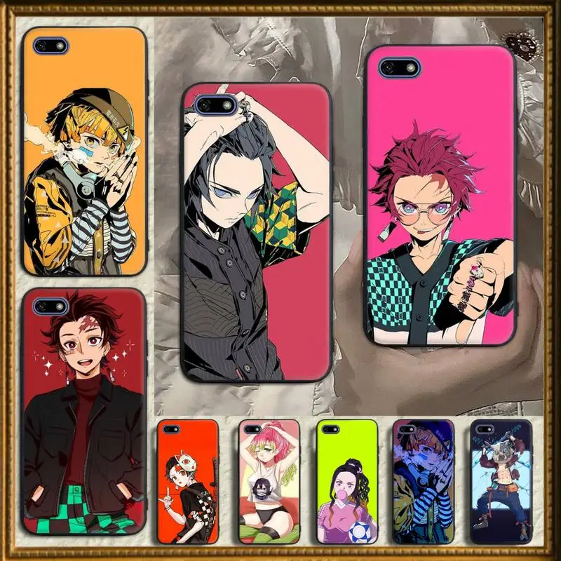

Demon Slayer Tanjirou Phone Case for Huawei P40 P30 P20 P10 P9 P8 pro lite Plus P SMART 2019 P9 lite Fundas cover