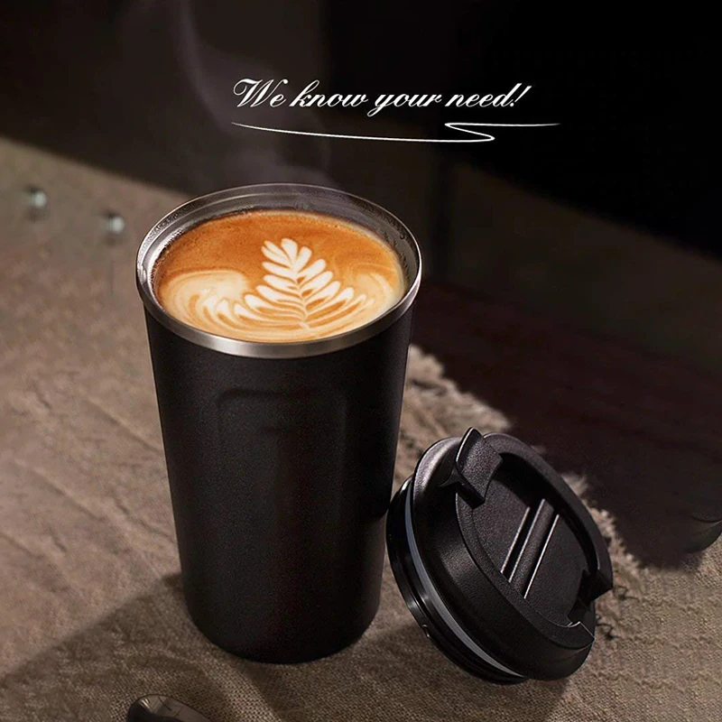 450 мл Термокружка Из Нержавеющей Стали дорожная кофейная кружка с крышкой