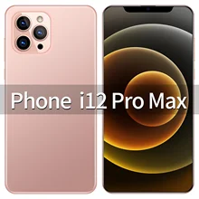 Versão global desbloqueado celular i12 pro max 12gb + 512gb smartphone 6.7 polegada u tela android 10.0 celular celular smartphone (4)
