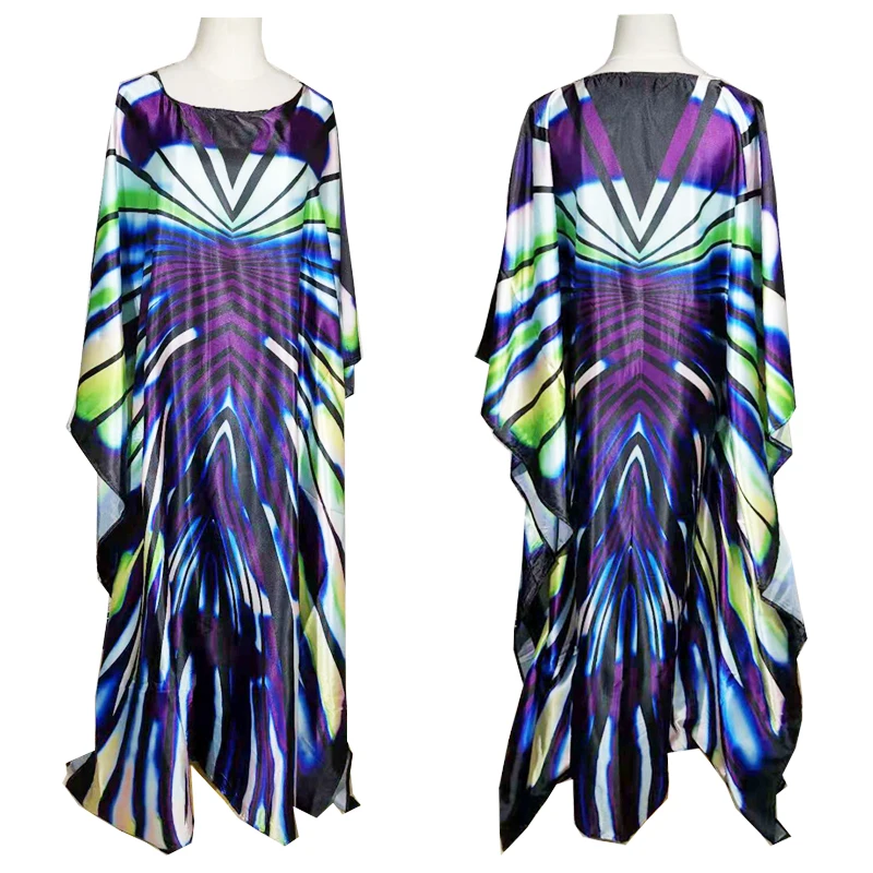 

New Boho Dress Swimsuit Cover up Robe De Plage Shine Polyester Beachwear Bathing Suit Cover ups Women Maxi Dress Sarong Kaftan