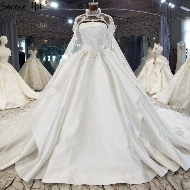 Цвета слоновой кости без рукавов шаль пряжа сексуальные свадебные платья 2021