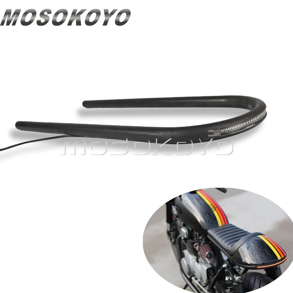 Длинный задний стоп сигнал на раму мотоцикла со светодиодной подсветкой для Harley