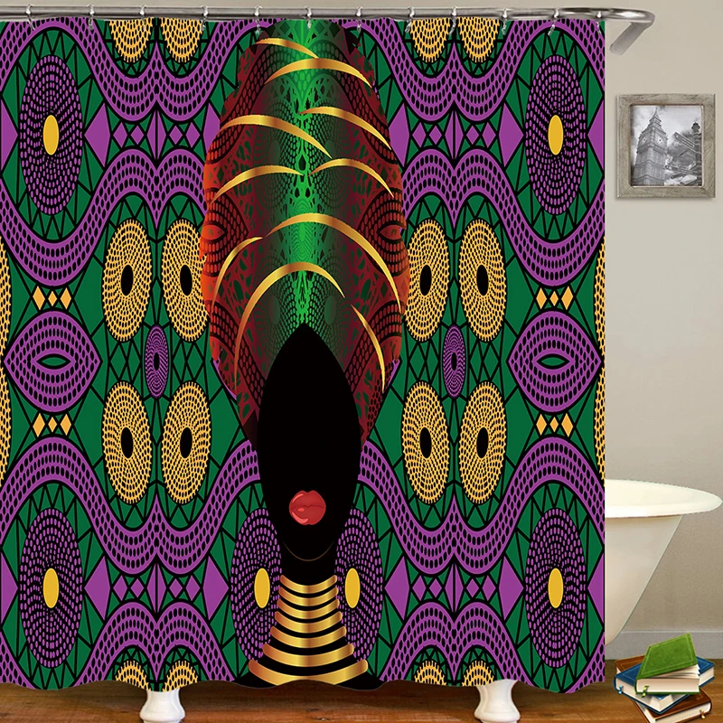 

flower women shower curtain waterproof polyester fabric bathroom curtains drop shipping bath curtain