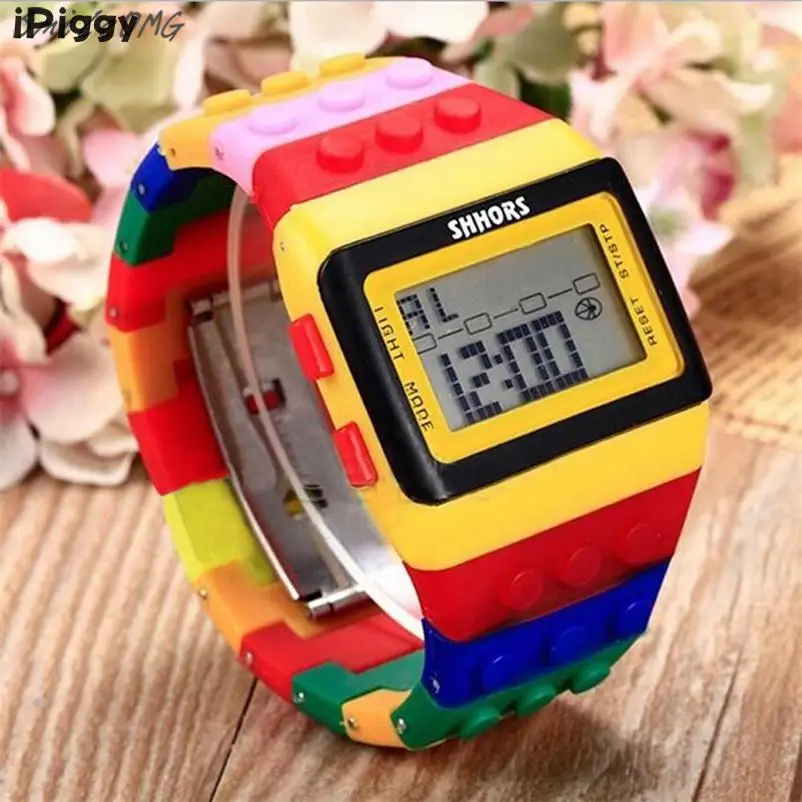iPiggy 2017 Hot Sale New Fashion Unisex Smile OMG Colorful Digital Wrist Watch Free Shipping Oct 13 | Игрушки и хобби