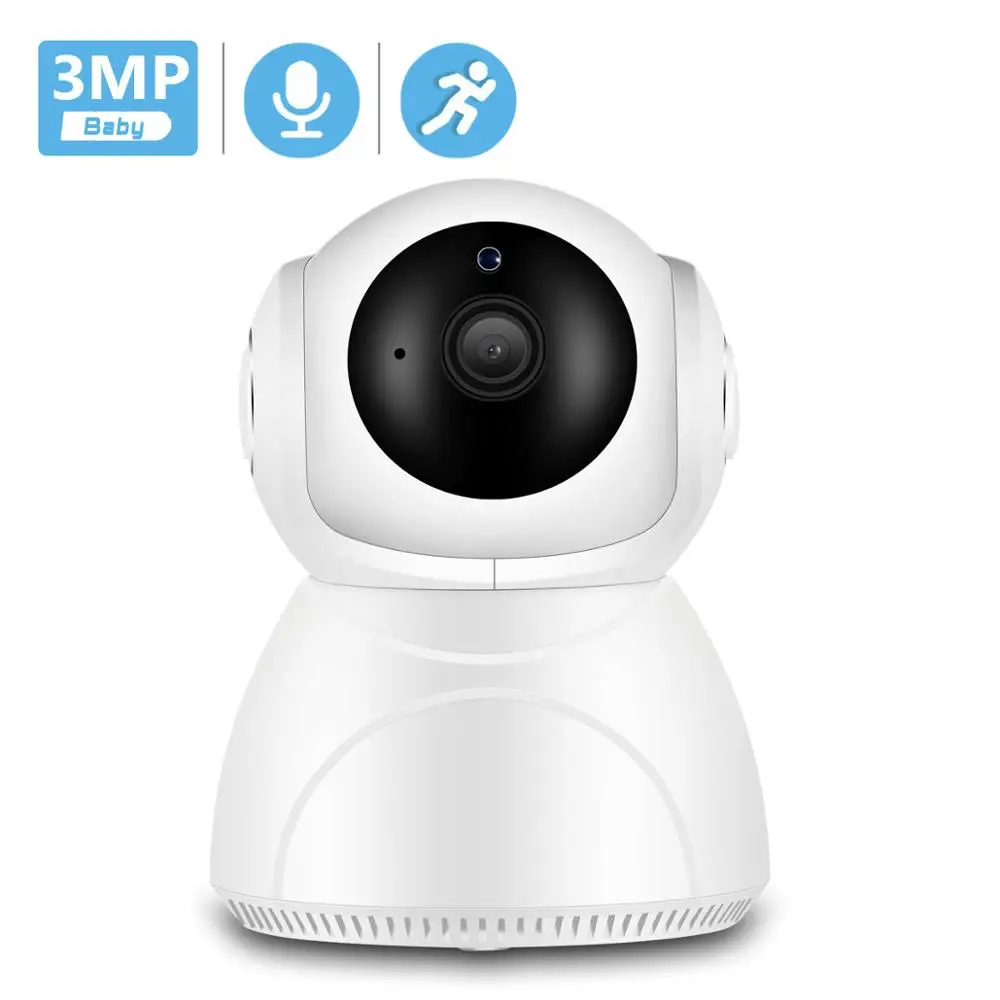 Besder 1080 P 3MP Wifi камера IP автоматическое отслеживание ИК ночное видение Домашняя