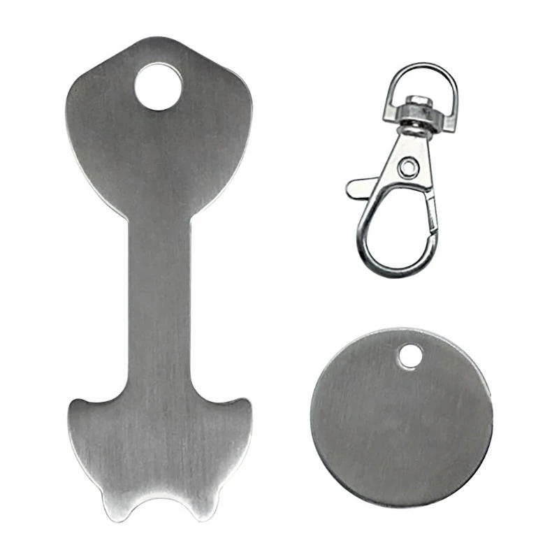 

Брелок для ключей на колесиках разблокированный брелок для ключей из нержавеющей стали на колесиках для покупок металлические брелки для к...