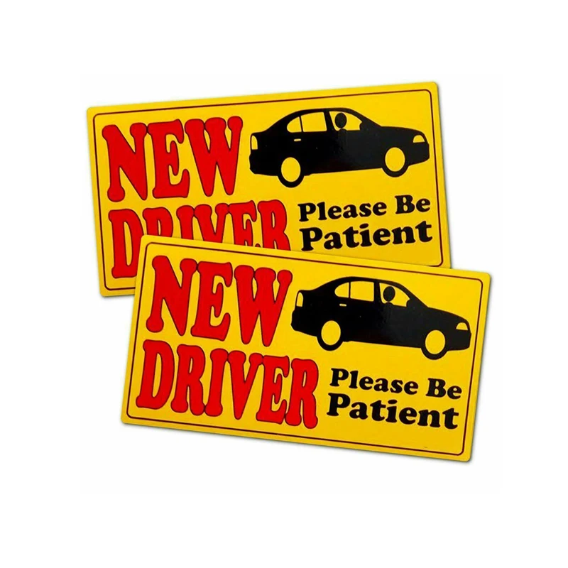 

car sticker Student Driver Please Be Patient Magnet Safety Decal Caution Sign