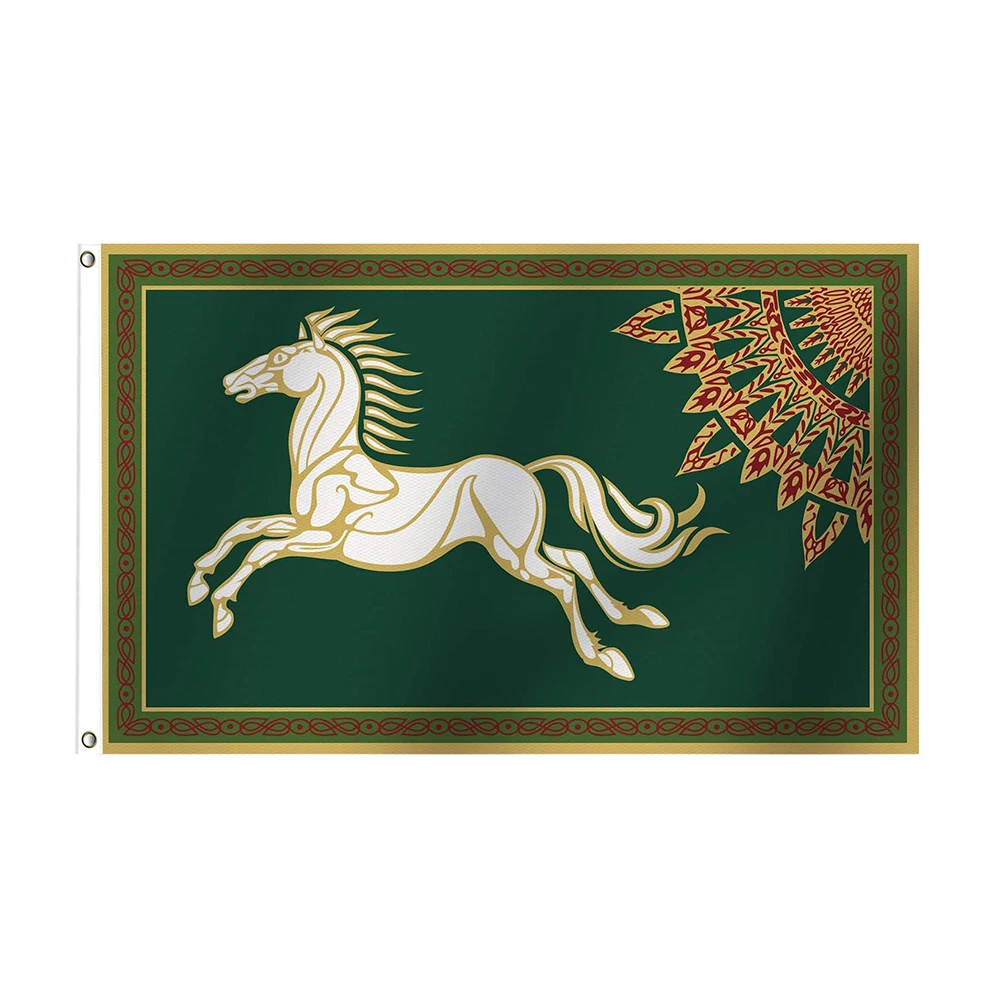 

3x5 Ft The Kingdom of Rohan Flag Riddermark Banner
