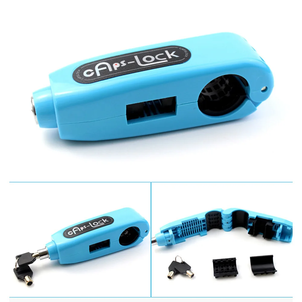 С замком для руля ключей противоугонная рукоятка мотоцикла из микрофибры 1