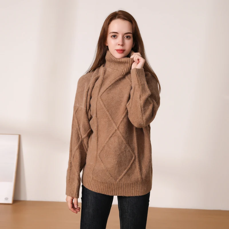 

Korean Fashion 2022 Clothing Blouses Long Sleeve Top Turtleneck Ladies Clothes Female Cropped Outerwear Basic Winter Style Tops
