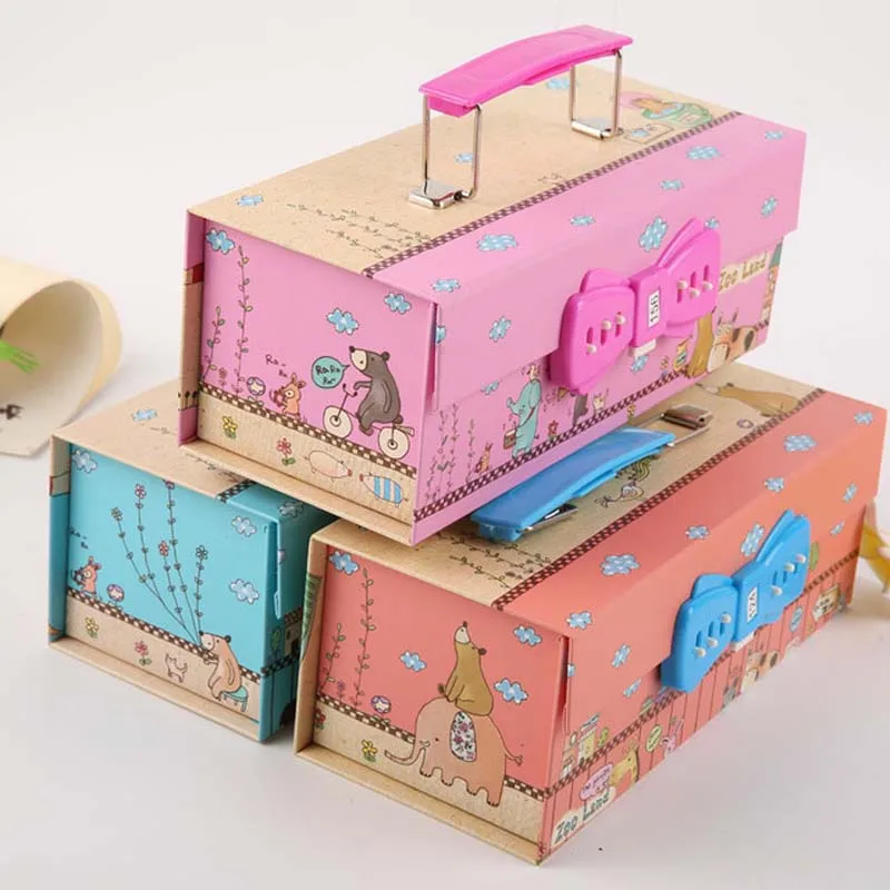 Пенал большой емкости многофункциональный пенал с кодовым замком для школы