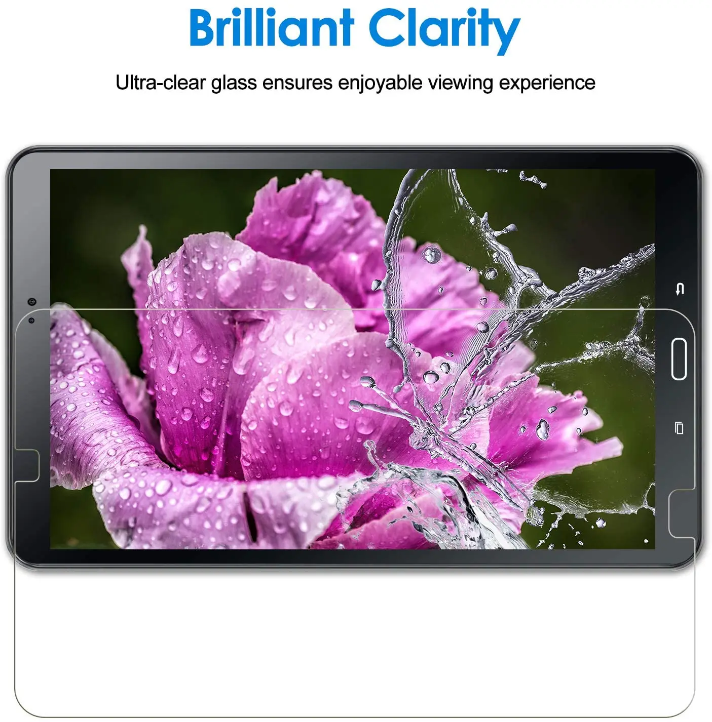 

Tablet Tempered Glass Screen Protector Cover for Samsung Galaxy Tab A/A6 10.1 (2016)/T580/T585 Explosion-Proof Tempered Film