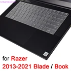 Чехол для клавиатуры Razer Blade 15 17 Pro 14 Stealth Book 13 2021 2020 2019, силиконовый защитный чехол, аксессуары из ТПУ