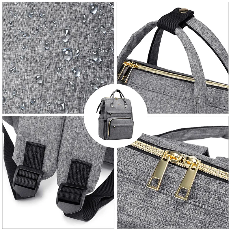 

Women's backpack laptop backpacks multifunctional bags unisex USB Charge canvas anti-thieft backpacks for school/work