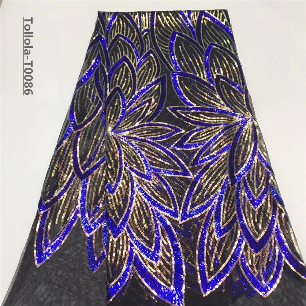 Кружевная ткань с блестками новейшая африканская кружевная Высококачественная