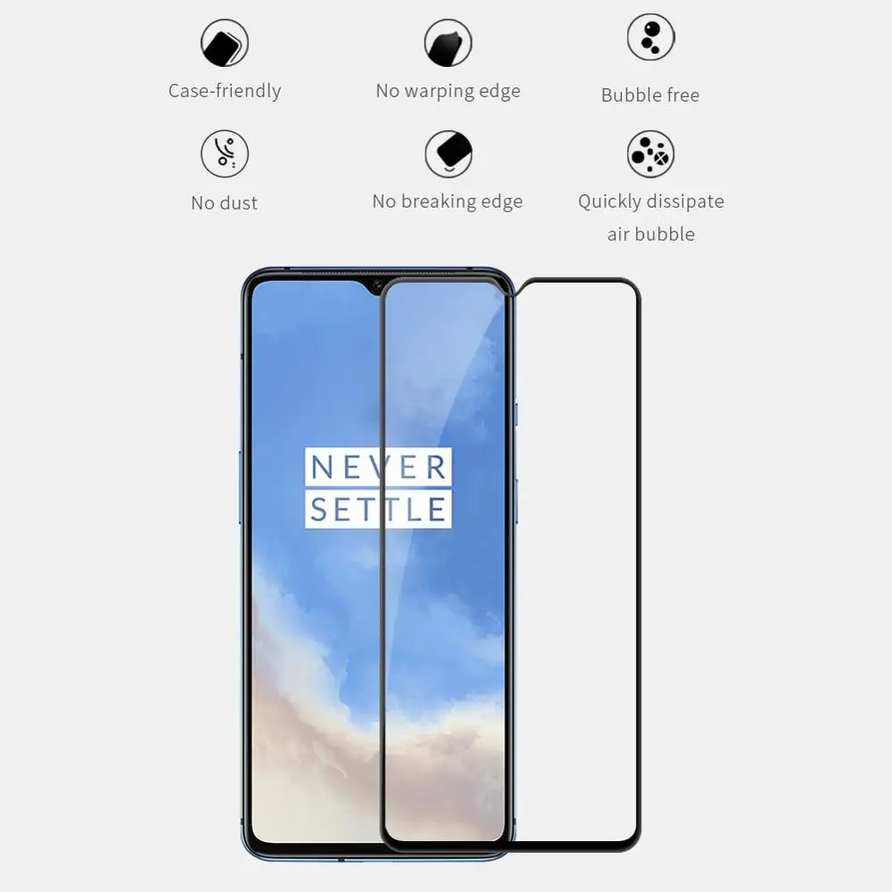Защитное стекло Nillkin для Oneplus 7T 7 6T защитное XD с полным покрытием 3d-стекло One Plus |