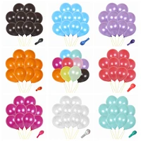 50pcslot birthday balloons 1 5g 10inch latex balloons gold red pink blue pearl wedding party balloon ball kids toys air ballons