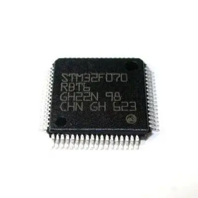 

10PCS Microcontroller chip STM32F070RBT6 QFP STM32F070RBT New and original