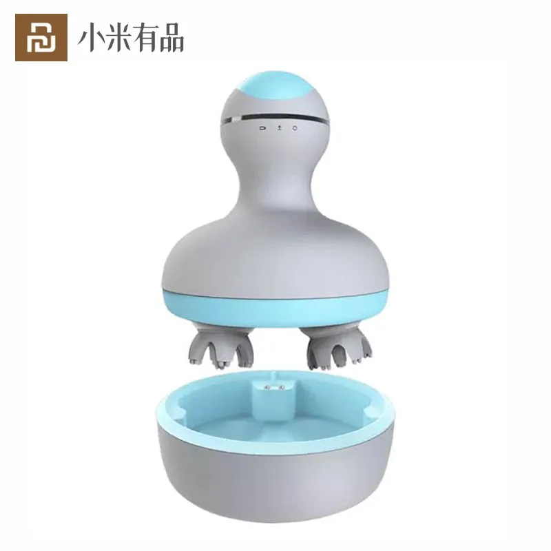 

Hot Youpin MINI Portable Smart Charging Electric Wireless Head Scalp Massager 3D Waterproof Relax Muscle Instrument 6 Methods