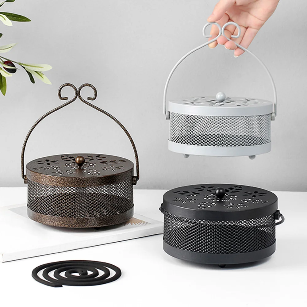 

Противомоскитная спираль в китайском стиле, Противомоскитный лоток для благовоний, для дома, кемпинга, вождения, товары для комаров