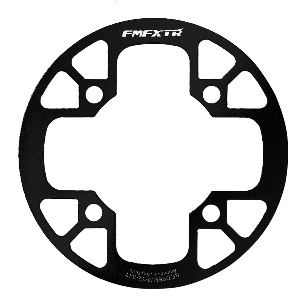 

96mm Bcd Bicycle Crank Cover Sprocket Chain Protection Guard Gear Bike Round Oval Optional 32-34T, 36-38T Universal