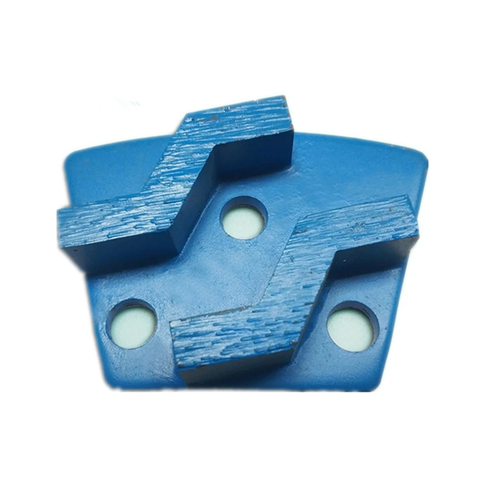 

Trapezoid Blastrac Grinding Pads ASL Diamond Grinding Shoes Three M6 Thread Floor Disc For Diamatic Blastrac Grinder 9PCS