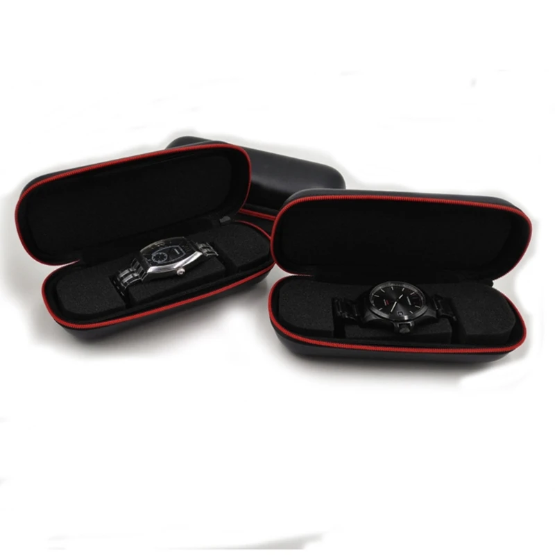 

1PC Portable EVA Watch Box Waterproof Watch Case Watch Holder Zippered Watch Storage Box for Exhibition Y4QB