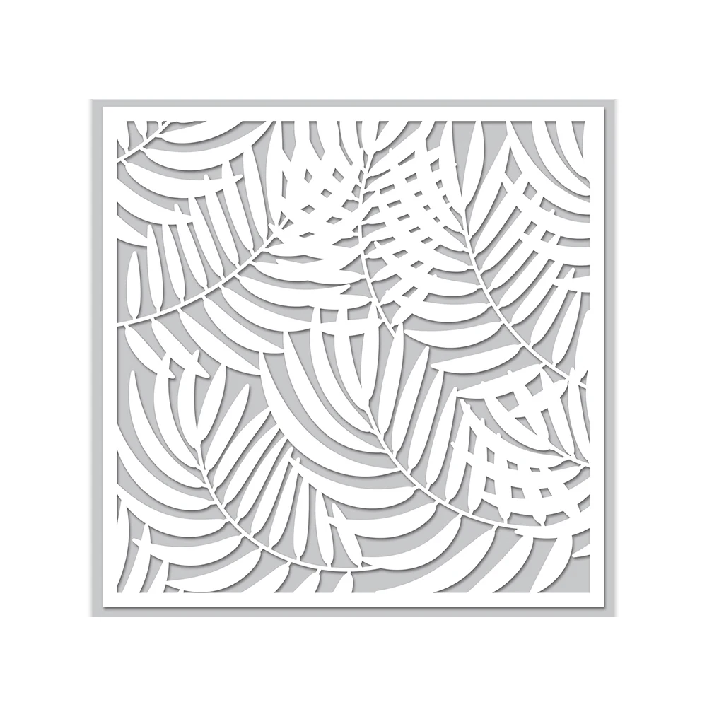 

Leaves plant decoration background patch cut metal die and stencil stamps for scrapbooking stencil album paper diy gift card dec