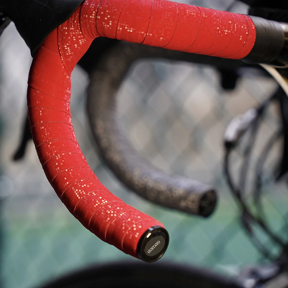 

GUSTAVO Road Bike Handlebar Tape Pu Non-slip Soft Bicycle handlebar tapes