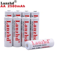 24pcs 1 2v batteries rechargeable aa batteries aa 1 2v battery aa 2580mah 1 2 v ni mh for flashlight toy preheated batteries aa