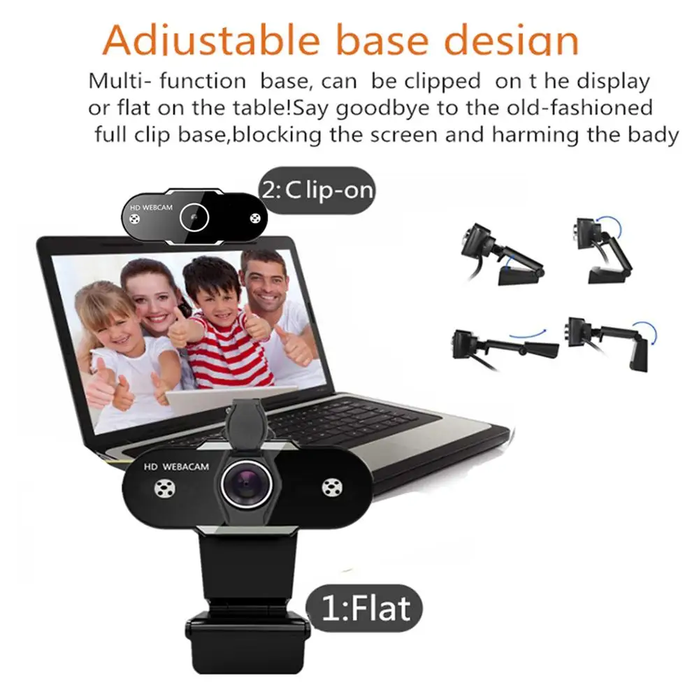 HD Webcam HD 1080P 1944P 720P 480P Computer PC Web Camera Auto Focus with Mic For  PC Online Learning Live Broadcast Video Call